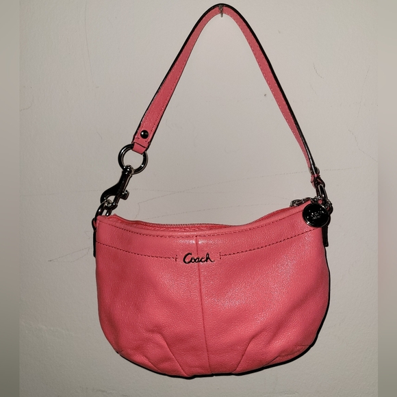 Coach Handbags - Coach Ashley Pink Pleated Bag